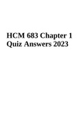 HCM 683 Chapter 1 Quiz Answers 2023 | HCM 683 Chapter 6 Quiz Answers 2023 | HCM 683 Chapter 9 Quiz 2023 | HCM 683 Chapter 10 Quiz Latest Update 2022/2023 | HCM 683 Chapter 11 Quiz 2023 | HCM 683 Chapter 12 Quiz 2023 | HCM 683 Chapter 24 Quiz 2023 & HCM 68