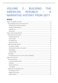 Samenvatting Building the American Republic, Volume 2, ISBN: 9780226300825  The Americas Ia (LAX025P05)