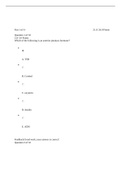  BIOL SCIN 132 quiz 6 Exam Questions and Answers