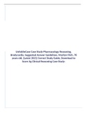 Case Case Study Pharmacology Reasoning, Bradycardia, Suggested Answer Guidelines, Marilyn Fitch, 78 years old, (Latest 2021) Correct Study Guide, Download to Score A