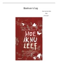 Boekverslag Nederlands  Hoe ik nu leef, ISBN: 9789024590780