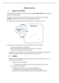 Summary All Exam Material   -   Multi-agent Systems (XB_0024)