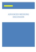 ADVANCED MEDSURG DISSCUSSION Week 1 Discussion: Acute Kidney Injury (AKI):