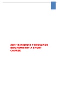 2QH 1634820253 TYMOCZKOS BIOCHEMISTRY A SHORT COURSE