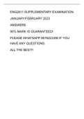 ENG2611 SUPPLEMENTARY EXAMINATION FOR 2023 JAN/FEB