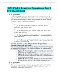 NCLEX-RN Practice Questions Set 3 (75 Questions)