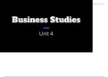 IGCSE Unit 4: Operations Management in Business