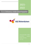 7.3.1 Ontwerp ondersteuningsplan