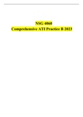 NSG 4060 Comprehensive ATI Practice B 2023