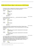 NURS 6501N Week 4 Quiz 3 with Answers (30/30 Points)/Already graded A