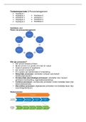 Samenvatting Procesmanagement, ISBN: 9789001898977  Procesmanagement