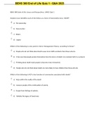 BEHS 380 End of Life Quiz 1 - Q&A 2023