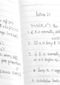 Lecture notes 27 - 32 for Introductory Statistics, MATH 203 at McGill 