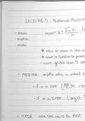 Lecture notes 5 - 10 for Introductory Statistics, MATH 203 at McGill 