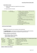 Accounting  Information Systems - Chapter 13 The Expenditure Cycle: Purchasing to Cash disbursements - Summary