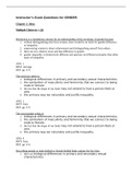 SOC 1101 Archive Test Bank Instructors Exam Questions for Gender- Georgia Institute of Technology