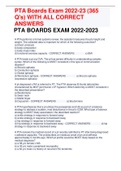 PTA BOARDS EXAM 2022-2023 