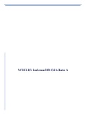 NCLEX RN final exam 2020 Q&A |Rated A