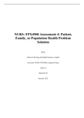 NURS-FPX4900 Assessment 1 //  NURS-FPX4060 Assessment 2 //NURS FPX 4900 Assessment 3 Assessing the Problem: Technology, Care Coordination, and Community Resources Considerations //NURS-FPX4900 Assessment 4 Patient, Family, or Population Health Problem Sol