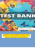 Test Bank Varcarolis' Foundations of Psychiatric-Mental Health Nursing A Clinical 9th Edition by Margaret Jordan Halter |Test Bank|Chapter 1-36 UPDATED 2023