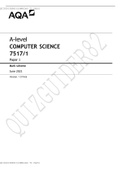 A-level COMPUTER SCIENCE 7517/1 Paper 1[DOWNLOAD TO PASS]