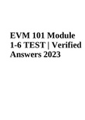 EVM 101 TEST 1-6 MODULE 1 ANSWERS | EVM 101 Module 1-6 TEST | Verified Answers 2023 | EVM 101 Module 5 Assessment and Management Action Exam 2023 | Verified Answers & EVM 101 EXAM 3 | Verified Answers 2023