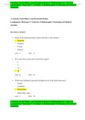 Cranium, Facial Bones, and Paranasal Sinuses (180Questions & Answers) Lampignano: Bontrager’s Textbook of Radiographic Positioning and Related Anatomy, 