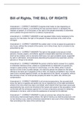 Bill of Rights, THE BILL OF RIGHTS