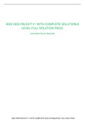 NURSING 1022022 HESI RN EXIT V1 WITH COMPLETE SOLUTION(ALEVEL FULL SOLUTION PACK