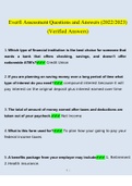 EVERFI Test 's BUNDLED TOGETHER (Questions and Answers )(2023) (Verified Answers)