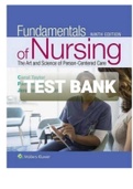 Fundamentals of Nursing 9th Edition by Taylor, Lynn, Bartlett Test Bank