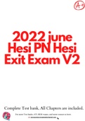 2022 june Hesi PN Hesi Exit Exam V2