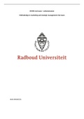 MMSR Trial exam + Answers 2024/2025 - Methodology for marketing and strategic management Radboud