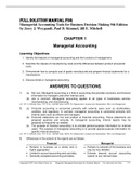 Solution Manual For Managerial Accounting Tools for Business Decision Making 9th Edition by Jerry J. Weygandt, Paul D. Kimmel, Jill E. Mitchell
