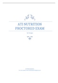 ATI NUTRITION  PROCTORED EXAM