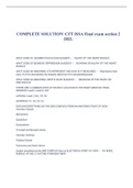 COMPLETE SOLUTION CFT ISSA Final exam section 2 [2022]