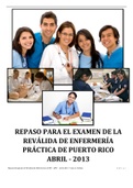  MEDICAL SU NURS 303 Repaso Integrado de Revalida de Enfermeria de PR