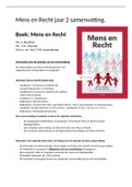 Mens en recht jaar 2 - Mr.A. Bunthof, Mr.Y.M. Visscher. ISBN 9789001593230