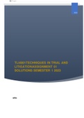 TLI4801 ASSIGNMENT 1 SOLUTIONS SEMESTER 1 2023