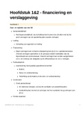 samenvatting bedrijfseconomie Financiering en verslaggeving H1&2