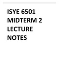 MIDTERM 2 LECTURE NOTES verified and highly rated