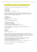 DECA Hospitality and Tourism CLuster Exam Questions &Answers