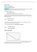 Complete Samenvatting van week 5 Economie over Loon Determinatie, Inkomensongelijkheid en Monopsony. 