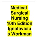 Medical Surgical Nursing 10th Edition Ignatavicius Test Bank