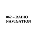 062 – RADIO NAVIGATION