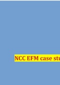 NCC EFM case study | verified  guaranteed satisfactory