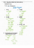 Quotient Rule for Derivatives