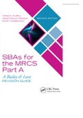 SBA- part 1 mrcs(bailey and love)