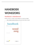 Handboek wondzorg, hoofdstuk 3: Debridement. Inclusief 10 toets vragen