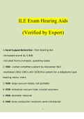 ILE Exam Hearing Aids 2023 (Verified by Expert)